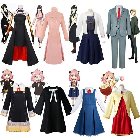 Anime Monster High Cosplay, Spy Family, Fancy Dresses Long, Universal Language, Anime Cosplay Costumes, Anime Inspired Outfits, Harley Quinn Cosplay, Anime Costumes, Easy Trendy Outfits