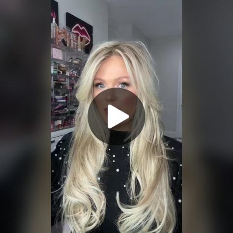 #greenscreenvideo trying the viral express blowout routine from @Maren... | Blowout Hair | TikTok Express Blowout, Hair Tiktok, Blowout Hair, Hair