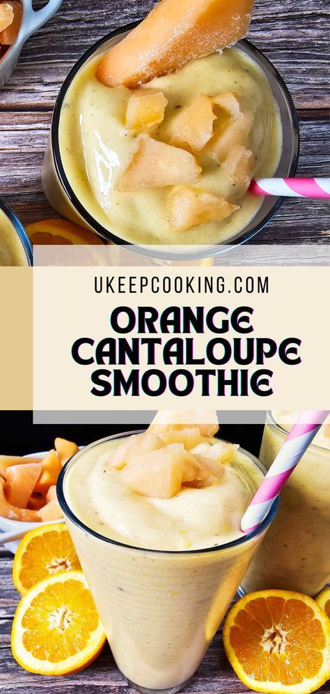 Looking for a refreshing and healthy treat? Try this Orange Cantaloupe Smoothie! Made with frozen cantaloupe and mango, it’s packed with vitamins and natural sweetness. Perfect for a quick breakfast or a cooling snack, this smoothie is both delicious and nutritious. Blend up this vibrant, fruit-filled drink and enjoy a burst of fresh flavor any time of day! 🍊🥭 Cantaloupe Smoothie, Super Healthy Smoothies, Filling Smoothie, Matcha Smoothie, Smoothie Recipes Healthy Breakfast, Drink Recipes Nonalcoholic, Summer Smoothies, Smoothie Drink Recipes, Healthy Treat