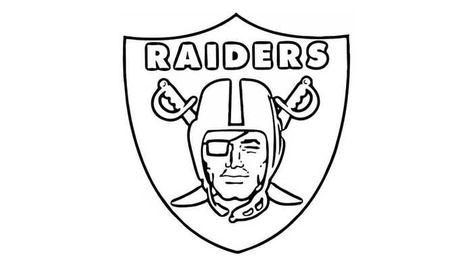 NFL Logo Coloring Pages Printable. Discover the various NFL logo coloring pages here. You can download and print a collection of images that we have collected. Raiders Stencil, Raiders Symbol, Raiders Emblem, Logo Coloring Pages, Chicago Bears Colors, Raiders Tattoos, Raiders Wallpaper, Detroit Lions Logo, Oakland Raiders Logo