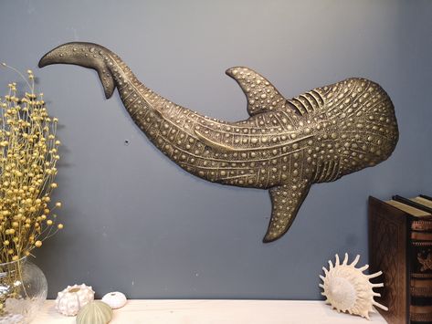 Shark Sculpture, Shark Decor, Shark Pictures, Tree Carving, Whale Shark, Picture Hangers, 3d Wall Art, Wall Sculpture, Abstract Sculpture