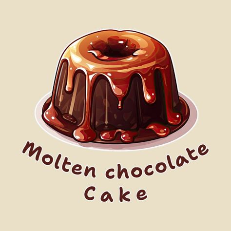 Check out this awesome 'Molten+chocolate+cake+%7C+French+cuisine+%7C+Dessert' design on @TeePublic! Chocolate Cake Drawing, Cake Drawing, Molten Chocolate, Funny Movies, Music Humor, Food Humor, Black Artists, Chocolate Cake, Shop Design