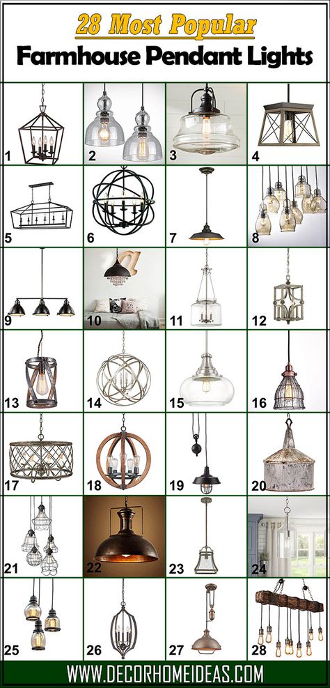 28 Most Popular Farmhouse Pendant Lights #farmhousependant #farmhouse #pendant #farmhousependantlights #decorhomeideas Farmhouse Kitchen Pendant Lights, Farmhouse Style Pendant Lights, Rustic Farmhouse Pendant Lights, Farmhouse Pendant Lights, Farmhouse Kitchen Light Fixtures, Modern Farmhouse Pendant Lighting, Country Kitchen Lighting, Farm Style Kitchen, Farmhouse Chandelier Lighting