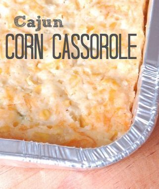 The BEST Ever Cajun Corn Casserole!!  Perfect for a large crowd and even tasty at room temperature. Cajun Corn Casserole, Cajun Corn, Corn Dip, Masks Diy, Corn Casserole, Halloween Recipe, Pot Luck, Cooking For A Crowd, Large Crowd