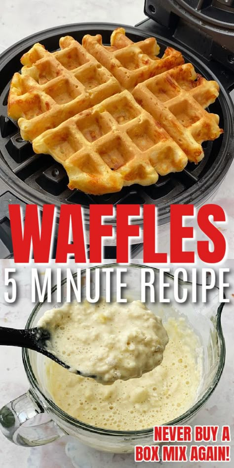 Homemade Waffle Mix Recipes, Waffle Mix Recipe Easy No Eggs, Diy Waffle Mix Recipes Easy, Pancake And Waffle Mix Recipe, Wafels Recipe Easy, Basic Waffle Recipe, Waffle Mix From Scratch, How To Make Waffle Mix Recipe, Diy Waffle Mix Recipes