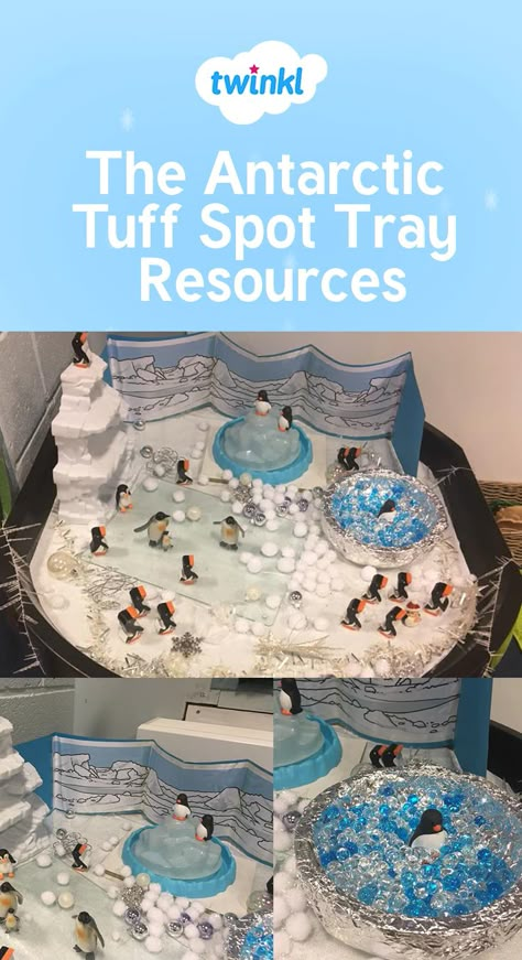 Tuff Spot Ideas, Tuff Tray Ideas Toddlers, Tuff Spot, Winter Activities Preschool, Eyfs Activities, Nursery Activities, Baby Activities, Tuff Tray, Winter Preschool