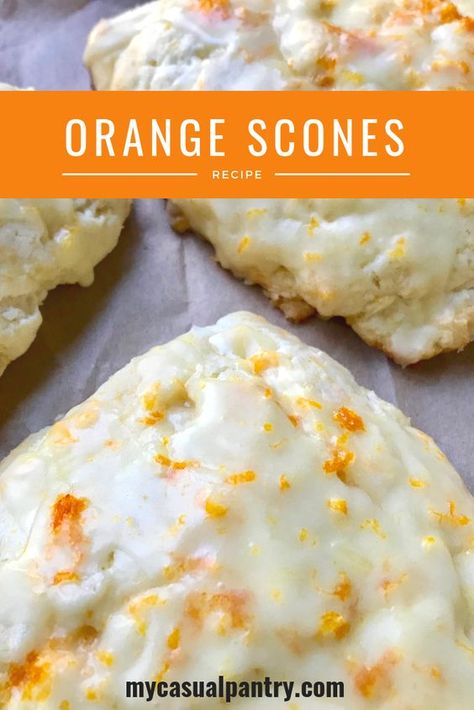 Orange Scones Recipe, Breakfast Scones, Scones Recipe Easy, Orange Scones, Homemade Scones, Afternoon Tea Recipes, Scones Recipe, Scone Recipe, Orange Recipes