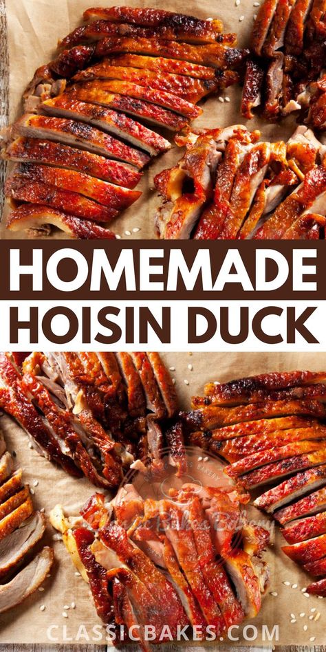 Best Duck Recipe, Duck Marinade, Crispy Duck Recipes, Hoisin Duck, Mandarin Pancakes, Peking Duck Recipe, Roasted Duck Recipes, Roasted Duck Breast, Duck Breast Recipe