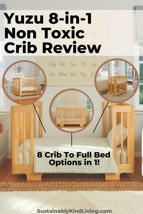 Non toxic crib Babyletto Yuzu 8-in-1 Convertible Crib, Yuzu Crib, Babyletto Yuzu, Babyletto Crib, Convertible Cribs, White Crib, Nursery Room Design, Living On A Budget, Baby Bedding Sets