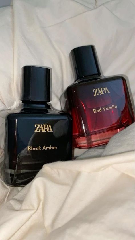 Zara Red Vanilla, Perfumes Aesthetic, Perfume Collection Aesthetic, Fragrance Aesthetic, Zara Perfume, Koleksi Parfum, Perfume Aesthetic, Blue Spirit, Fragrances Perfume Woman