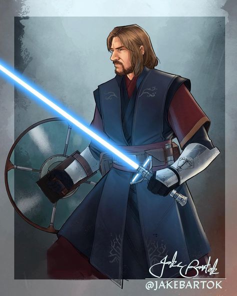 Jake Bartok (@jakebartok) posted on Instagram: “Boromir, a brave and loyal Jedi Knight. Along with his lightsaber he wields an ancient energy shield and commands the Troopers of Gondor.…” • Sep 5, 2021 at 8:58pm UTC Jake Bartok, Energy Shield, Star Wars Illustration, Jedi Art, Star Wars The Old, Jedi Sith, The Trooper, Star Wars Trooper, Star Wars Facts