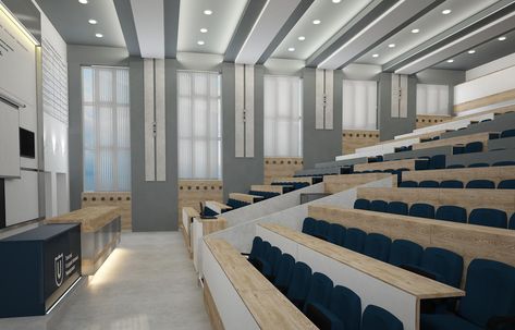 Lecture Hall Design, Meeting Hall, Auditorium Design, Lecture Hall, School Assemblies, Lectures Hall, Hall Interior, Theatre Design, Architecture Design Concept