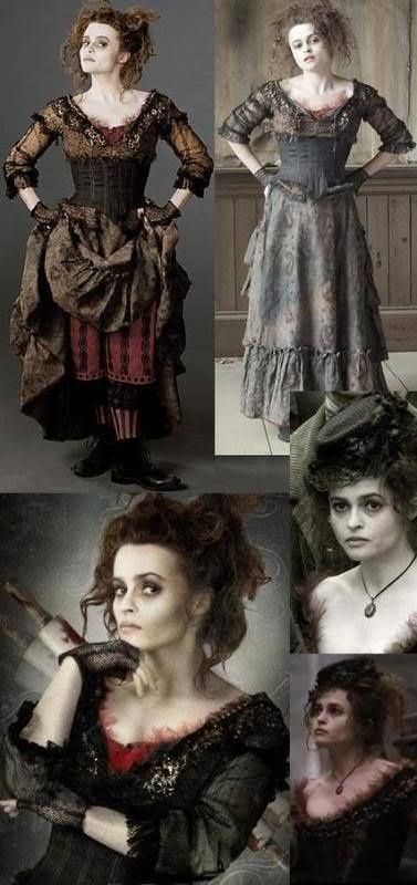 sweeney todd helena bonham carter costum | ... jean 21 weeks ago colleen atwood sweeney todd helena bonham carter Sweeney Todd Costume, Tim Burton Personajes, Mrs Lovett, Marla Singer, Colleen Atwood, Hollywood Costume, Hallowen Costume, Tim Burton Movie, John Brown