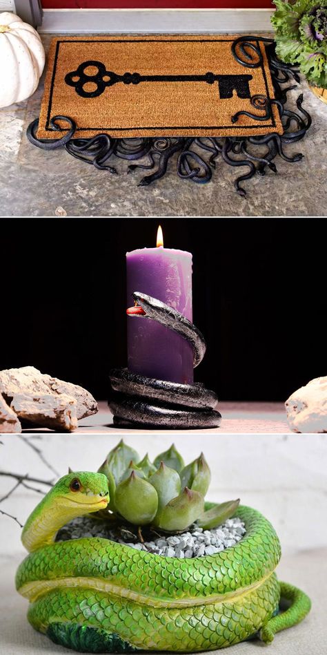 Creepy Halloween Snake Decoration Ideas to Try Spooky Halloween Crafts, Prop Making, Number 6, Creepy Halloween, Try Something New, Beautiful Wreath, Backyard Decor, Spooky Halloween, Spooky Season