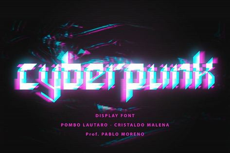 Cyberpunk Typography Graphic Design, Cyberpunk Logo Design, Cyberpunk Moodboard, Cyberpunk Graphic Design, Cyberpunk Typography, Cyberpunk Font, Cyberpunk Logo, Cyberpunk Elements, Punk Font