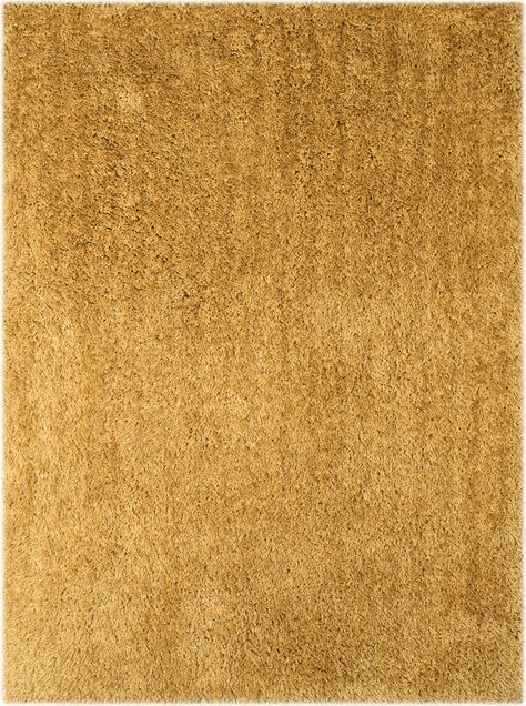 Amer Rugs Illustrations ILT-3 Gold Polyester Rug Gold Carpet, Shag Area Rugs, Mohawk Carpet, Rugs Direct, Gold Rug, Rug Direct, Area Rug Sizes, Shag Area Rug, Modern Carpet