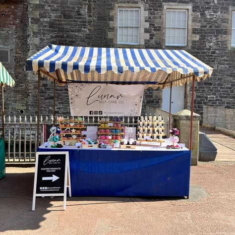 Our stall at the @newlanark Makers Market! ☀️ Open until 3pm (or until we melt/sell out 🥵) Farmers Market Stalls, Flea Market Ideas, Bazaar Market, Young Enterprise, Market Vendor, Booth Setup, Food Fair, Market Day, Vendor Booth