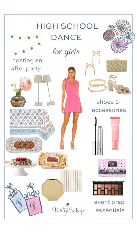 Homecoming Checklist, Getting Ready For Homecoming, Dance Essentials, Parenting Teen Girl, School Event Dress, High School Dance, Outfit Tips, High School Advice, Homecoming Dance