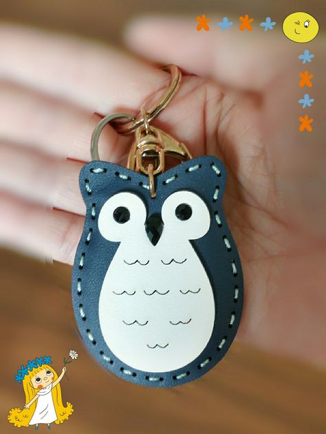 Owl Keychain Diy, Owl Bag, Owl Keychain, Diy Keychain, Key Ring, Key Rings, Owls, Key Chain, Seoul