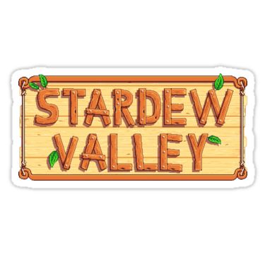 "Stardew Valley - wooden logo" Stickers by thehipoglucido | Redbubble Wooden Logo, Sign Sticker, Pixel Art Design, Bullet Journal Doodles, Game Logo, Stardew Valley, Pewdiepie, Craft Stickers, Logo Sticker