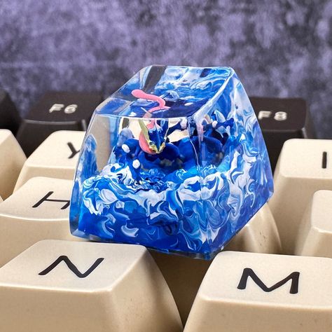 Pokemon Names, Custom Pokemon, Artisan Keycaps, Pc Setups, Key Cap, Pc Setup, 3d Printed, Keyboard, 3d Printing