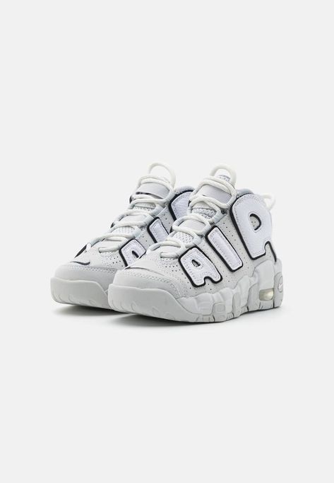 Nike Air More Uptempo, Nike Air More, Nike Sportswear, Metallic Silver, White Black, Nike Air, Nike, Silver, White