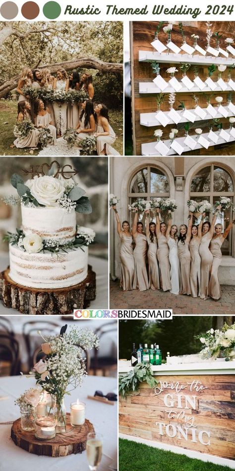 Wedding Styles Themes Rustic, Rustic Barn Wedding Color Scheme, Summer Barn Wedding Colors, Rustic Color Palette Wedding, Wedding Themes For Summer, Rustic Wedding Color Schemes Summer, Summer Beach Wedding Colors, Champagne Wedding Theme Color Schemes, Barn Wedding Color Scheme