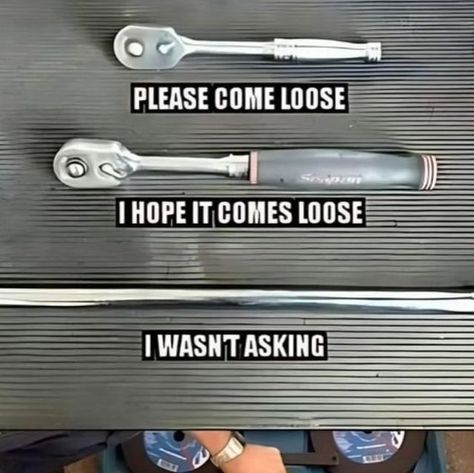 Mechanic Hub | Mechanic Memes on Instagram: "There are levels to this… 😂" Mechanic Art, Funny Mechanic, Mechanic Humor, Mechanical Art, Things To Come, Humor, Memes, Funny, On Instagram