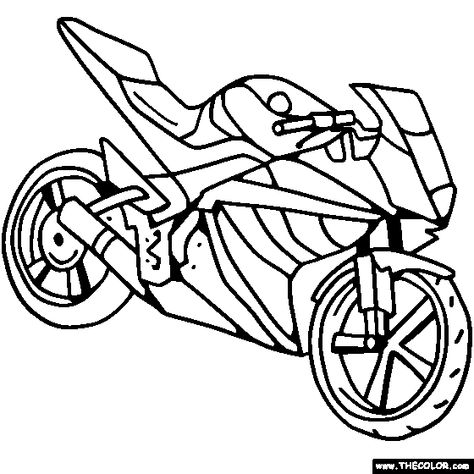 Yamaha Sportbike Motorcycle Online Coloring Page Dirt Bike Coloring Pages, Cycle Drawing, Dirt Bike Party, Motorcycle Drawing, Farm Animal Coloring Pages, Truck Coloring Pages, Online Coloring Pages, Quilling Cards, Cute Coloring Pages