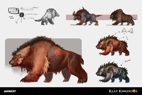 ArtStation - Monster Concept_Animal, tobii Ko Surreal Sketch, Dog Design Art, Monster Artwork, Dungeons And Dragons Classes, Creature Artwork, Cool Monsters, Fantasy Beasts, Monster Concept Art, Alien Creatures