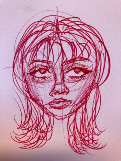 Line Face Art, Simple Face Drawing, Woman Reference, School Doodles, Plant Person, Easy Sketches, Art Journal Inspo, Cool Drawing, Hippie Painting