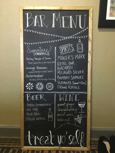 Chalkboard Bar Menu Chalk Drink Menu Board Ideas, Chalkboard Bar Menu Signs, Drink Menu Chalkboard, Bar Menu Chalkboard, Bar Chalkboard Ideas, Chalkboard Restaurant, Chalkboard Bar, Chalk Menu, Papan Tulis Kapur