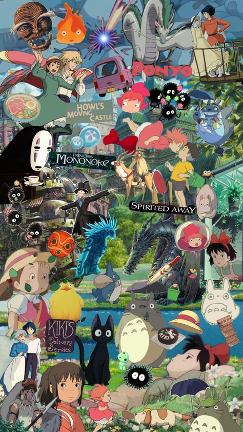 Japan Wallpaper, Studio Ghibli Poster, Studio Ghibli Background, Studio Ghibli Characters, Ghibli Artwork, Iconic Wallpaper, Studio Ghibli Movies, Studio Ghibli Art, Iphone Wallpaper Themes