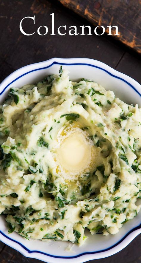 Colcannon Colcannon Potatoes, Irish Mashed Potatoes, Colcannon Recipe, Irish Dishes, Diner Recept, Irish Food, Simply Recipes, Irish Recipes, Potato Dishes