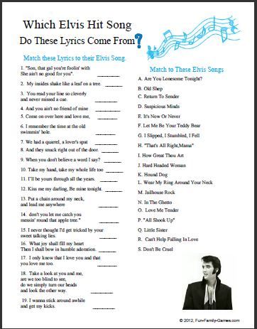 Elvis Presley Printable Trivia Elvis Week Activities, Elvis Activities For Seniors, Elvis Themed Birthday Party Ideas, Elvis Presley Themed Birthday Party, Elvis Presley Crafts, Elvis Party Food, Elvis Activities, Elvis Presley Party Ideas, Elvis Presley Birthday Party Ideas