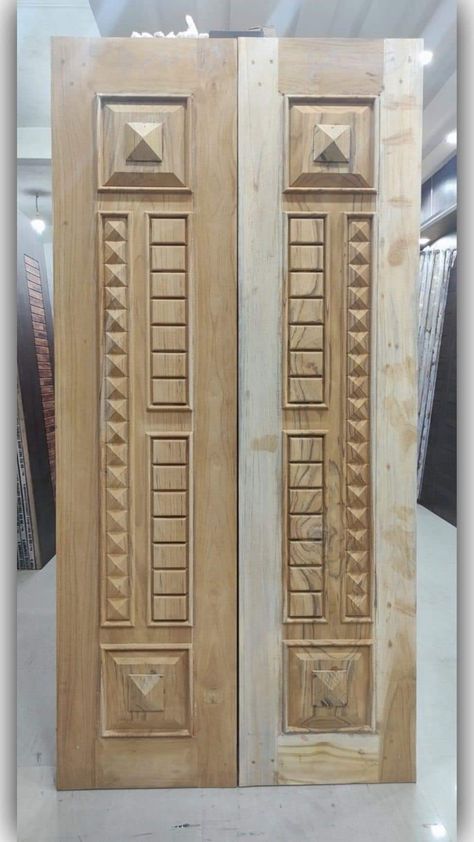 Dabal Door Design Wood Modern, Men Door Design Wooden, Dabal Door, Jalli Design, Main Door Design Photos, Wooden Window Design, Latest Door Designs, Pooja Door Design, Window Glass Design