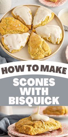 Bisquick Scones, Bisquick Recipes Breakfast, Bisquick Mix Recipe, Fluffy Scones, Easy Scone, Bisquick Recipe, Best Scone Recipe, Breakfast Scones, Homemade Bisquick