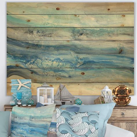 Wall Art Decor Prints, Beach Wood, Nantucket Style Decor, Print On Wood, Coastal Prints, Fall Mantel Decorations, Coastal Wall Art, Farmhouse Style Decorating, Hand Painting Art