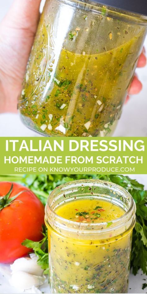 Italian Dressing Pasta, Italian Salad Dressing Recipe, Healthy Dressing Recipes, Cheese Sauces, Italian Dressing Recipes, Easy Salad Dressing Recipes, Healthy Dressing, Homemade Italian Dressing, Salad Dressing Recipes Healthy