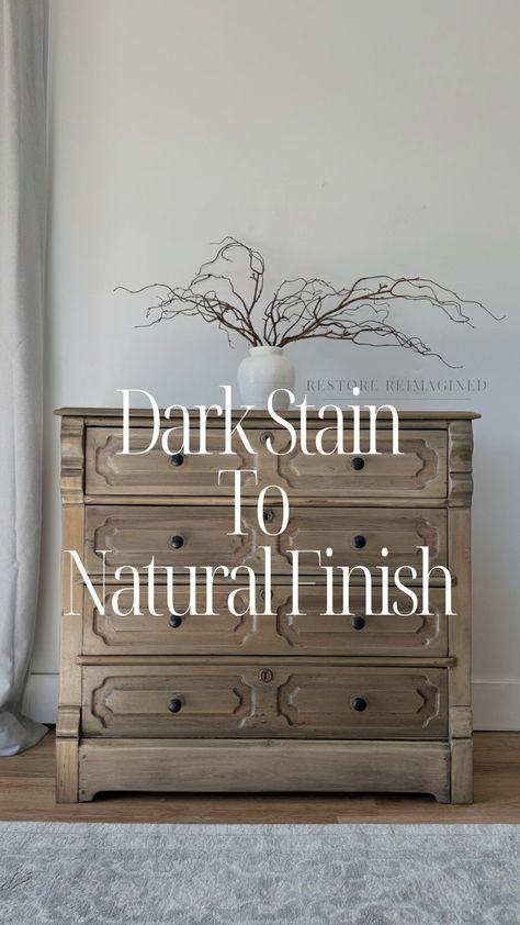 Dark Stain ➡️ Natural . Steps included in the reel, read below for more in depth information! ⬇️ These are my personal favorite steps to… | Instagram Liming Wax Over Dark Stain, Wood Bleach, Natural Steps, Tan Wash, Antique Glaze, Chalk Paint Furniture Diy, Paint Wash, Tan Paint, Diy Recycled Projects