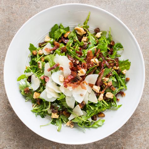 A surprise ingredient guarantees salads that are lively but not harsh. Dried Fig Recipes, Arugula Salad Recipes, 2024 Recipes, Fig Recipes, America's Test Kitchen Recipes, Weekend Meals, Dried Figs, Cooks Illustrated, Arugula Salad