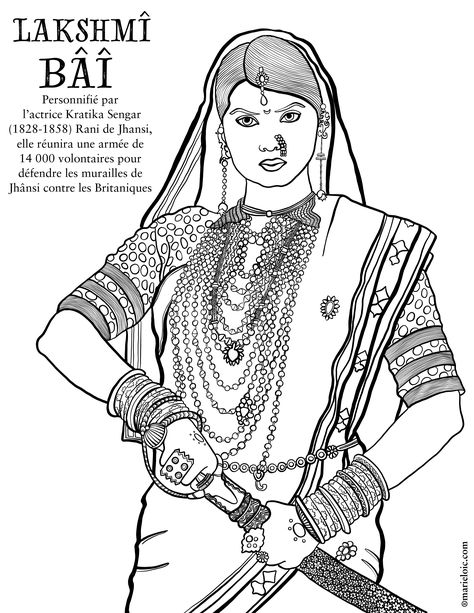 Lakshmi Bai Rani Template Sketch Coloring Page Jansi Rani Lakshmi Bai Drawing, Rani Lakshmi Bai Sketch, Jansi Rani Lakshmi Bai, Rani Lakshmi Bai Drawing, Rani Laxmi Bai Drawing, Rani Lakshmi Bai, Lakshmi Bai, Sketch Vs Final, Kratika Sengar