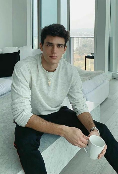 Xavier Serrano, College Guys, Russian Men, Men Photography, Men Stylish Dress, Guys Clothing Styles, Cool Outfits For Men, Photography Poses For Men, Aesthetic Guys