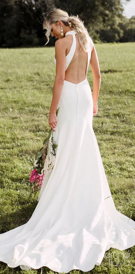 Wedding gown simple elegant