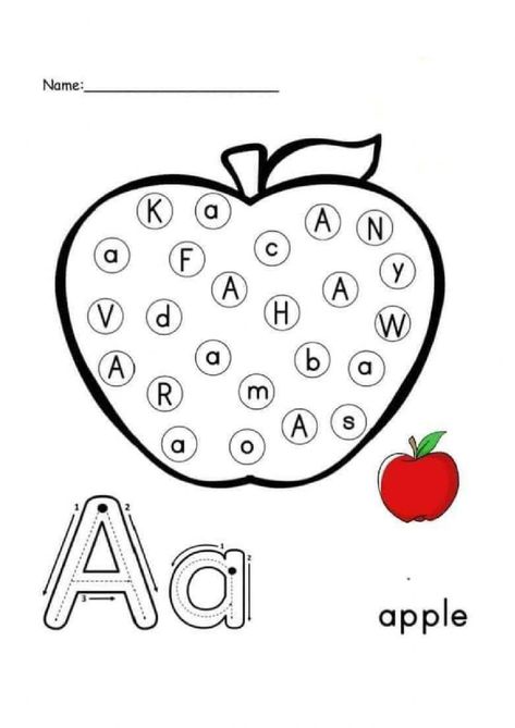 Find the letter - Interactive worksheet Letter Recognition Worksheets, Letter Worksheets For Preschool, Abc Worksheets, Free Preschool Printables, Kids Worksheets Preschool, Alphabet Worksheets Preschool, Worksheets Preschool, Jolly Phonics, Alphabet Activities Preschool