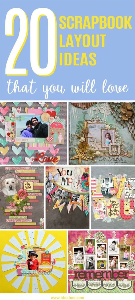 Scrapbook Page Layouts Ideas, Scrapbook Layout Ideas, Family Scrapbook Layouts, Scrapbook Examples, Scrapbook Planning, Unique Scrapbooks, Scrapbook Design Layout, Beautiful Scrapbook Layouts, Scrapbook Pictures