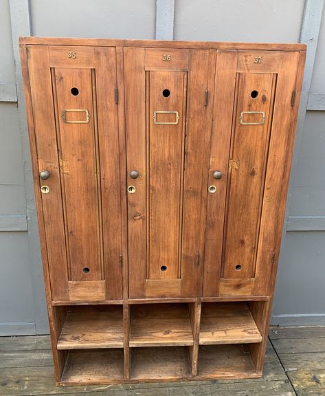 Golf Locker, Golf Storage, Golf Trophy, Wood Lockers, Locker Ideas, Golf Trophies, Diy Locker, Wooden Lockers, Golf Room