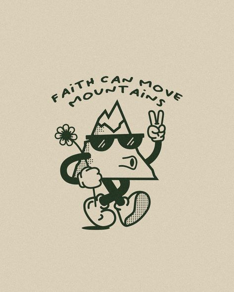 Faith can move mountains ✌🏼⛰️ Who would rock this on a shirt? 🤔 #christianclothing #christianclothingbrand #christianquotes #christianreels #christiancontent #christiancontentcreator #jesusfreakclub #jesusfreak Christian Graphic Design Posters, Wallpaper Kristen, Church Merch, Gospel Art, Inspirational Graphic Tees, Camp Logo, Faith Moves Mountains, Christian Clothing Brand, Christian Graphics