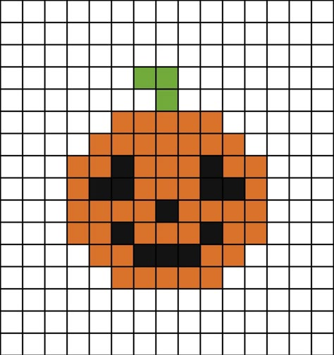 A small pixel art template of a carved, cut-out Pumpkin. Pumpkin Pixel Art, Pixel Art Halloween, Crochet Pictures, Graph Art, Square Drawing, Modele Pixel Art, Graph Paper Drawings, Easy Pixel Art, Carved Pumpkin