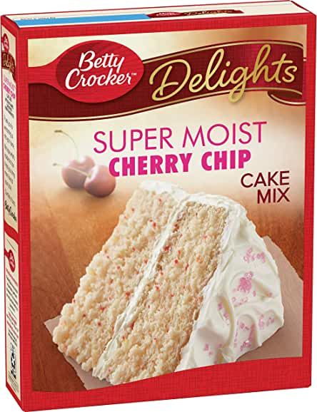 Cherry Chip Cake Mix, Cherry Chip Cake, Cake Mix Bars, Betty Crocker Cake Mix, Red Birthday Cakes, Betty Crocker Cake, Cake Recipes At Home, Chocolate Cherry Cake, Snowball Cookies